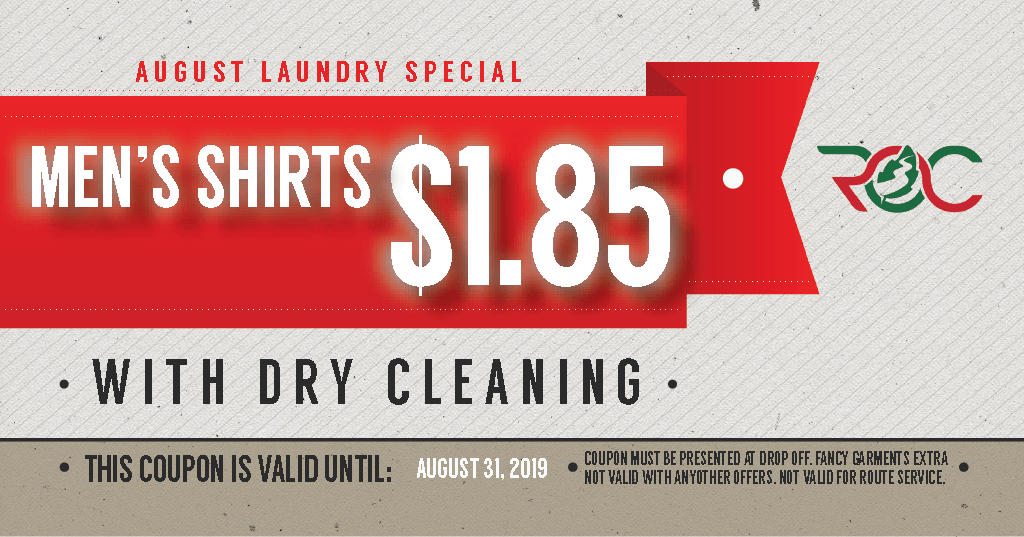 Specials Coupon Dry Clean Laundry River Oaks Cleaners